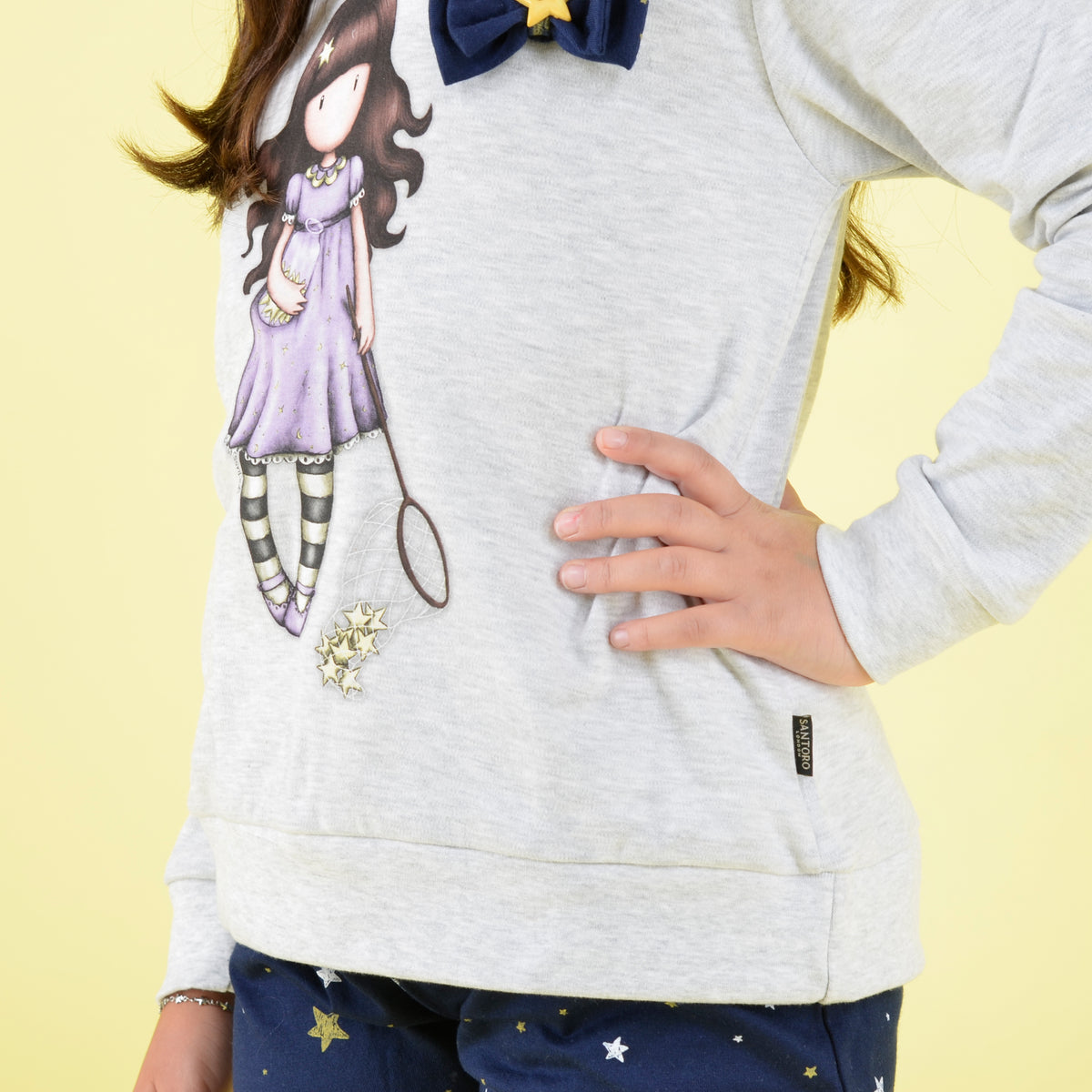 Pigiama bambina invernale Santoro Gorjuss 56624 caldo cotone