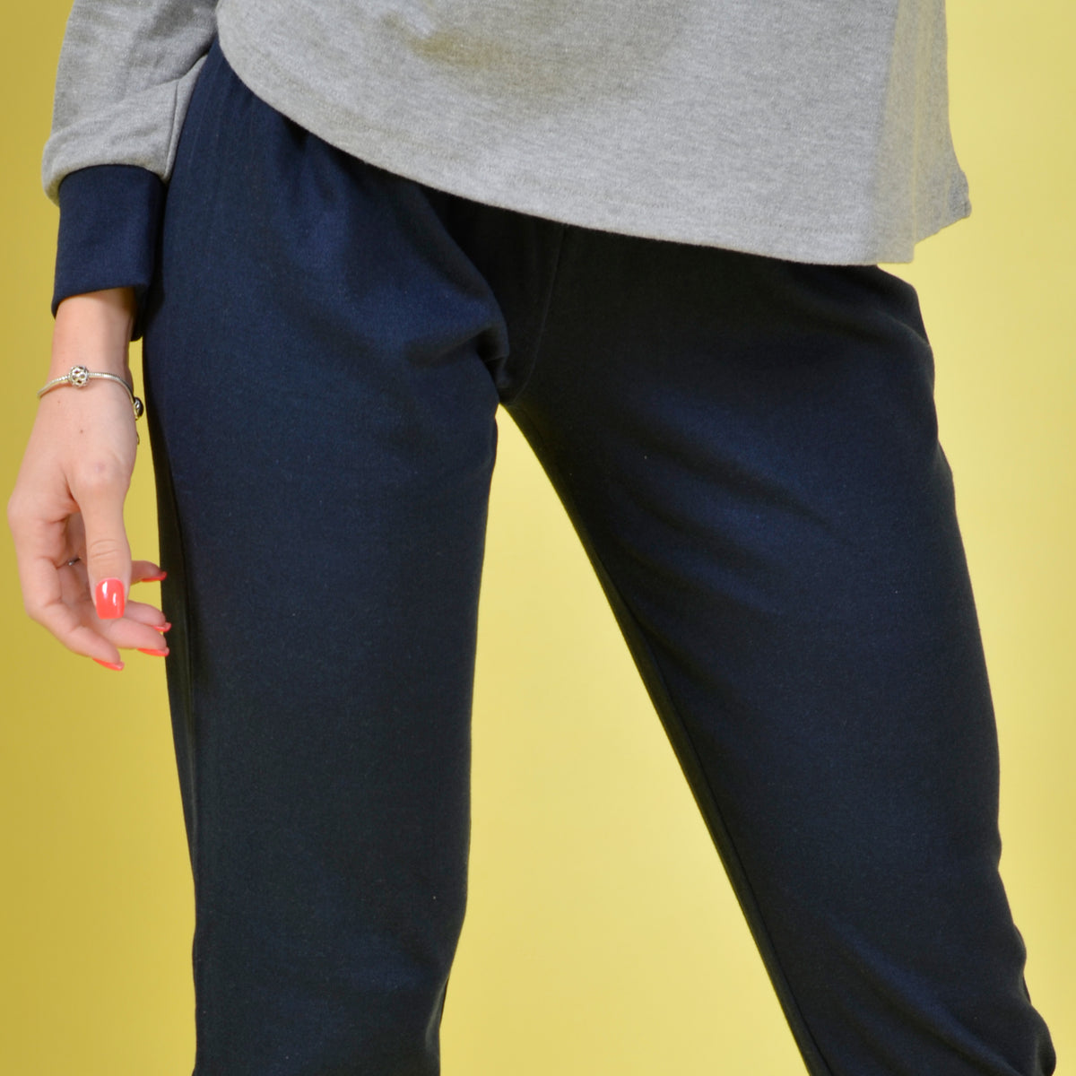 Pigiama donna Ambro caldo cotone D6009.22 grigio
