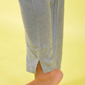 Pigiama donna Jadea caldo cotone completo casa 5161 grigio