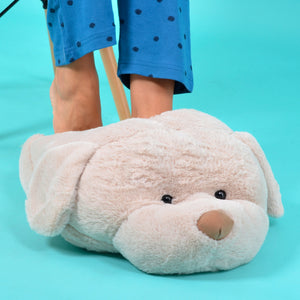 Cuscino scaldapiedi peluche cane Preziosa 0016 caldo morbido