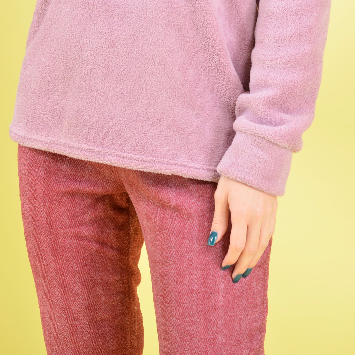 Pigiama donna invernale coral "love" rosa Karelpiù SE3460