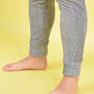 Pigiama uomo coral mezza zip a collo alto pantaloni spigati Karelpiù 