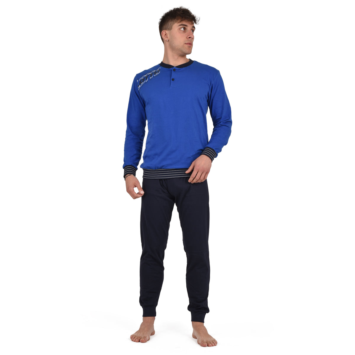 Pigiama uomo Lotto cotone LP1100 cotone leggero