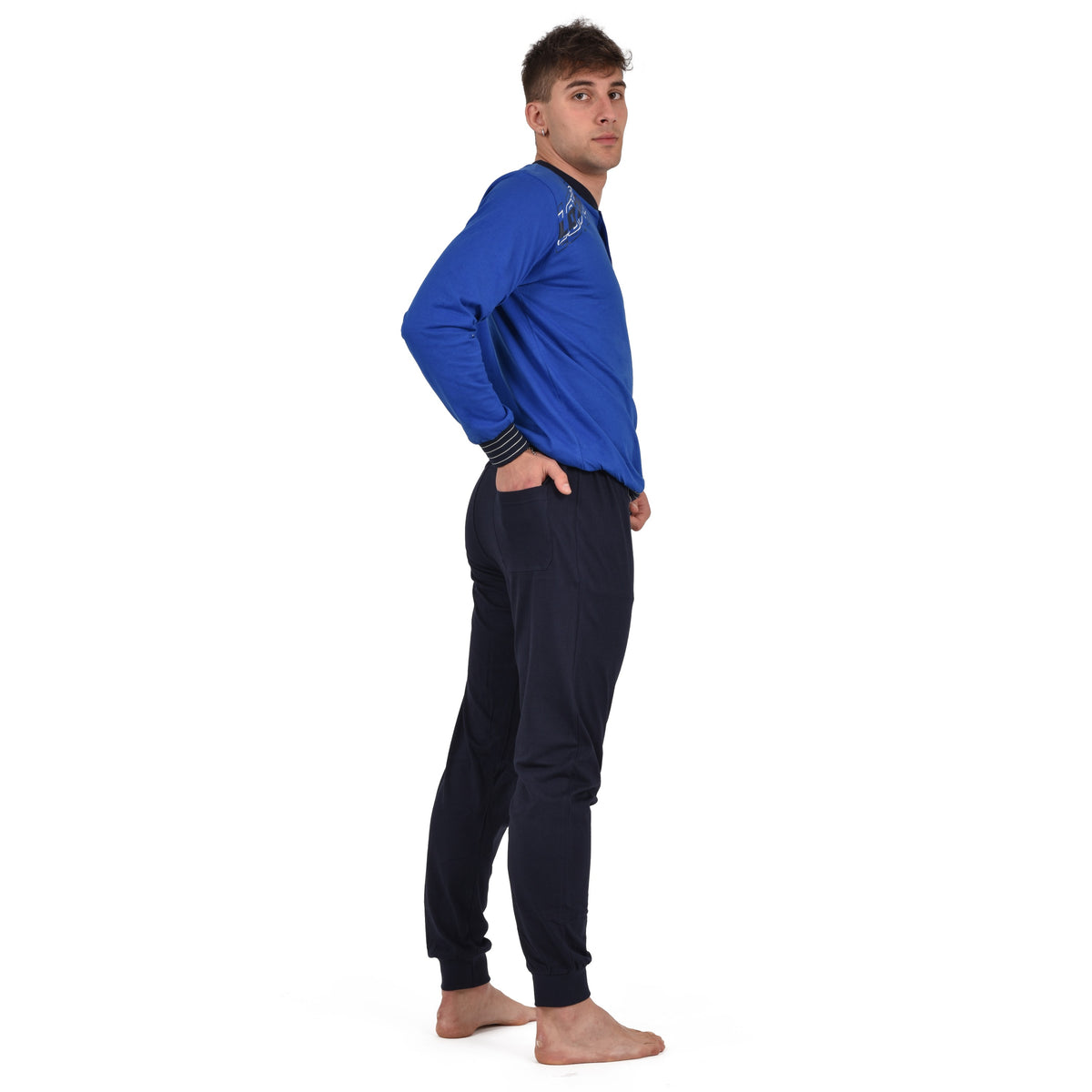 Pigiama uomo Lotto cotone LP1100 cotone leggero