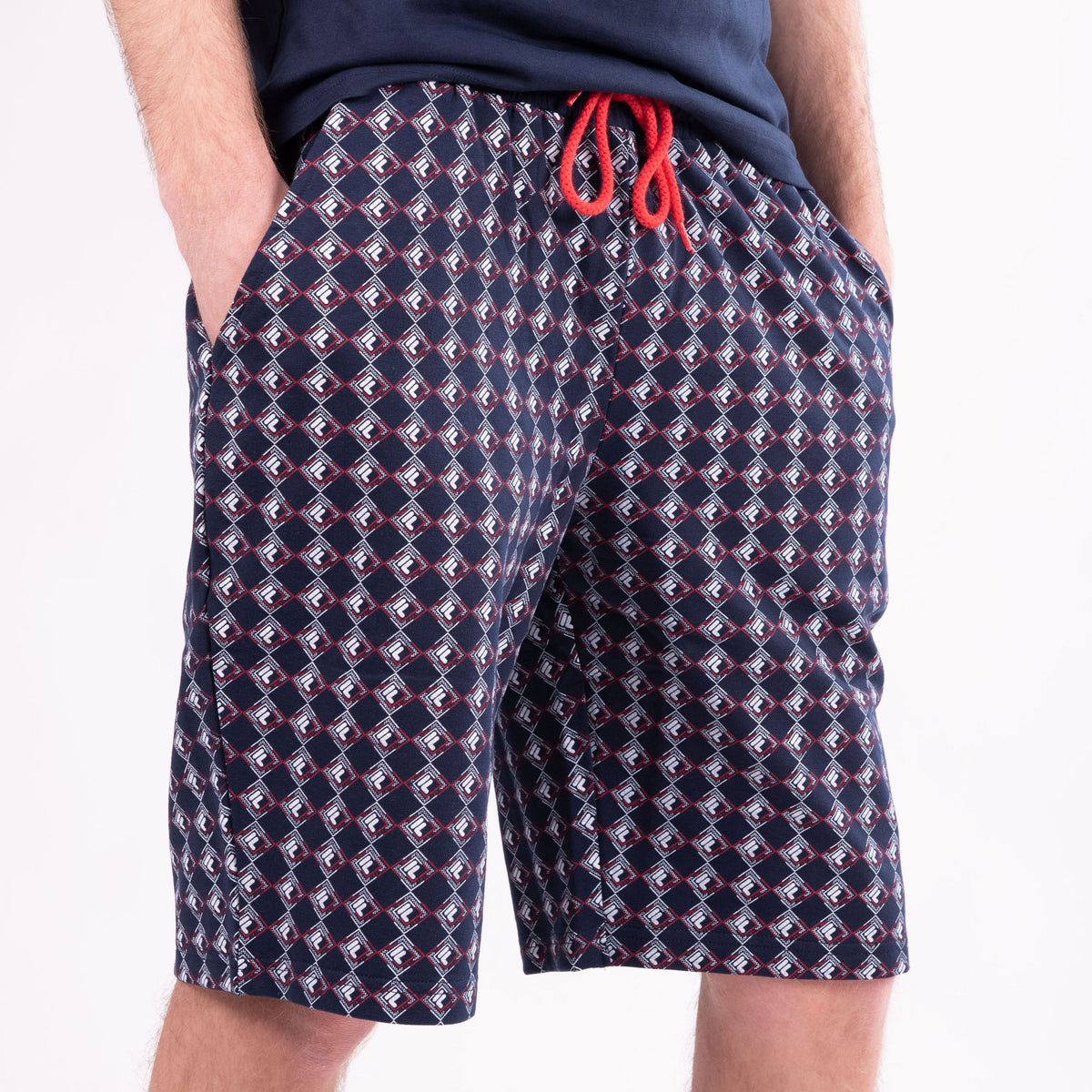 Pigiama uomo Fila FPS1063 in cotone blu