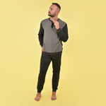 Pigiama uomo Ambro U8510.22 punto milano grigio