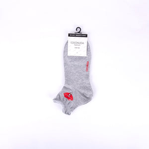 Calzino corto Coconuda fashion 05 grigio melange