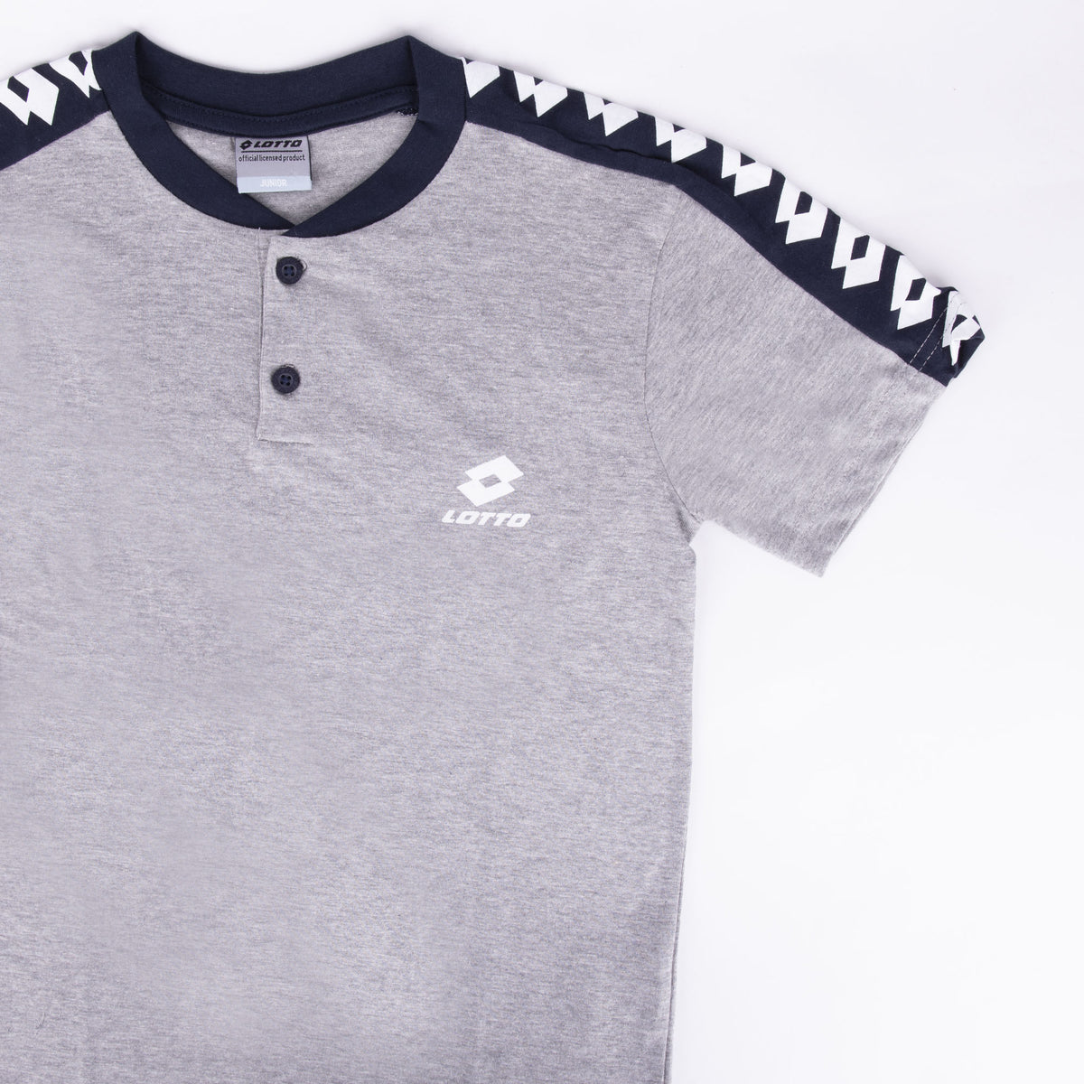 Pigiama ragazzo Lotto LP8029 corto cotone grigio melange