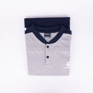 Pigiama uomo Lotto LP5078 corto cotone grigio melange