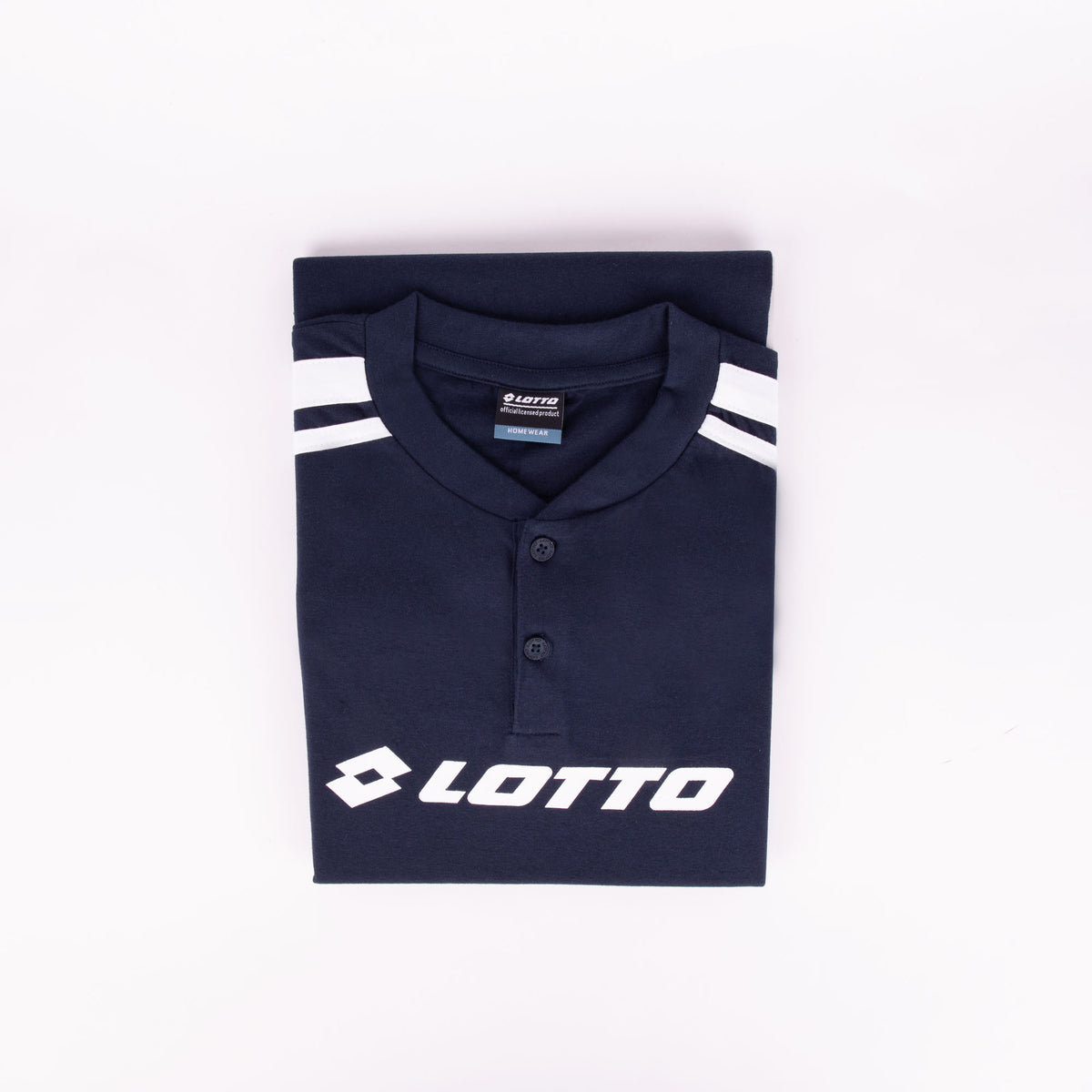 Pigiama uomo Lotto LP5072 corto cotone blu
