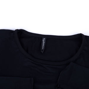 Maglia donna Rossoporpora DB720 manica lunga con tulle