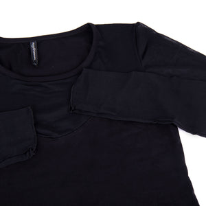 Maglia donna Rossoporpora DB720 manica lunga con tulle