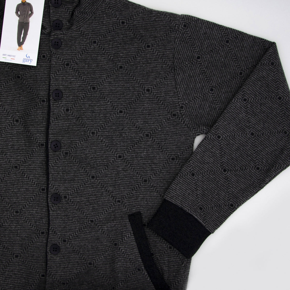 Pigiama uomo Gary H60102 punto milano a giacca