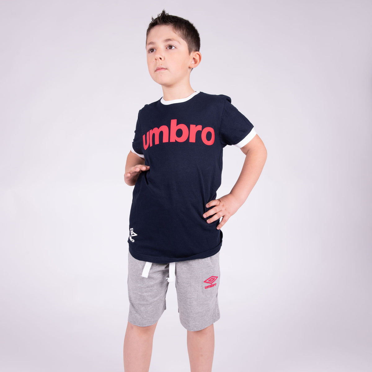Pigiama cotone bambino ragazzo completo Umbro blu 65034
