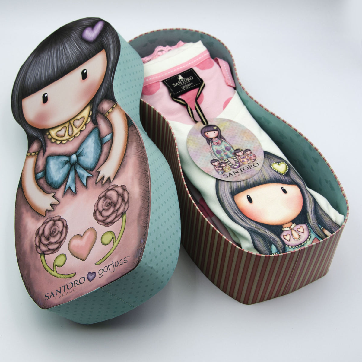 Pigiama bambina Santoro Gorjuss 54655 caldo cotone 