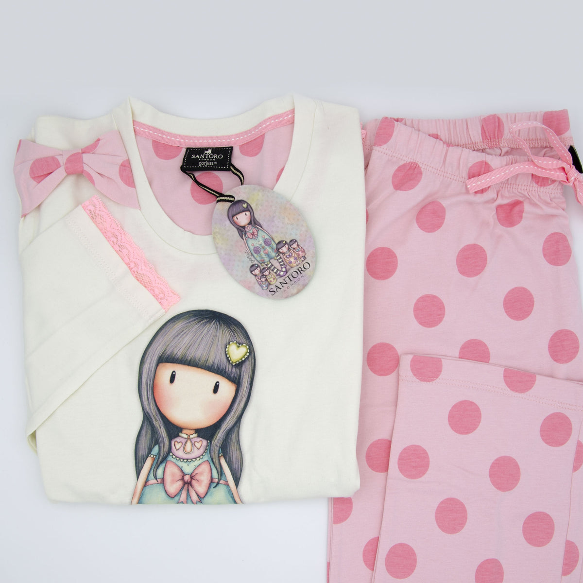 Pigiama bambina Santoro Gorjuss 54655 caldo cotone 