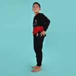 Pigiama bambino AC Milan serafino caldo cotone B2MI15130 nero