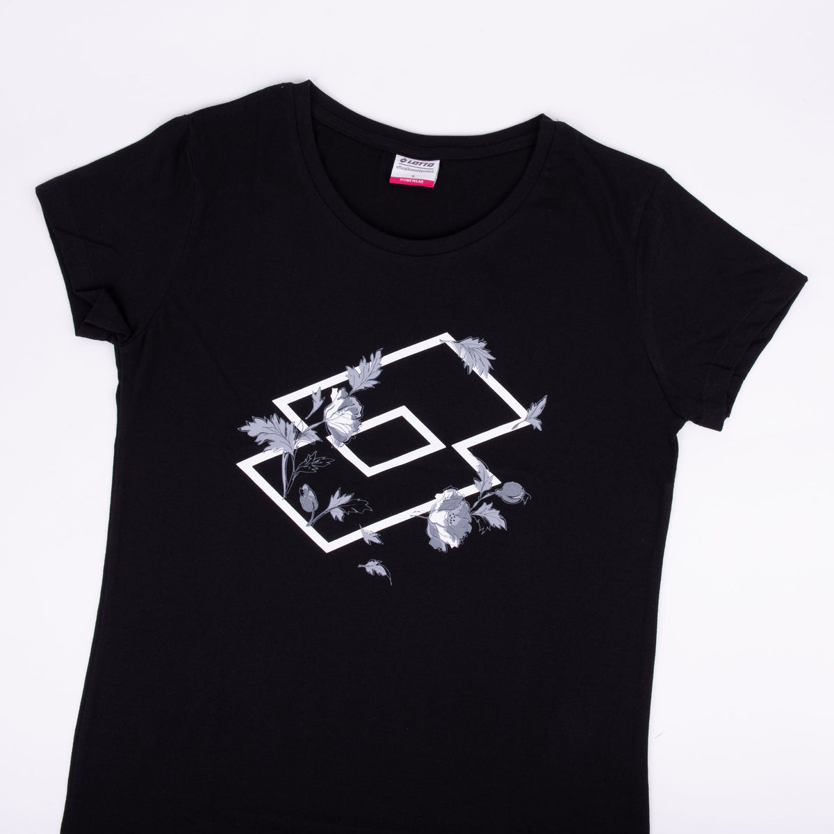 Maxi maglia Lotto LP2057 manica corta nero