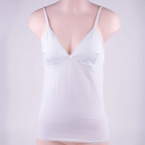 Canotta donna spalla stretta Lovelygirl mb848 formaseno cotone elasticizzato