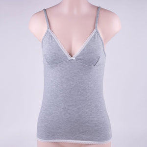 Canotta donna spalla stretta Lovelygirl mb848 formaseno cotone elasticizzato