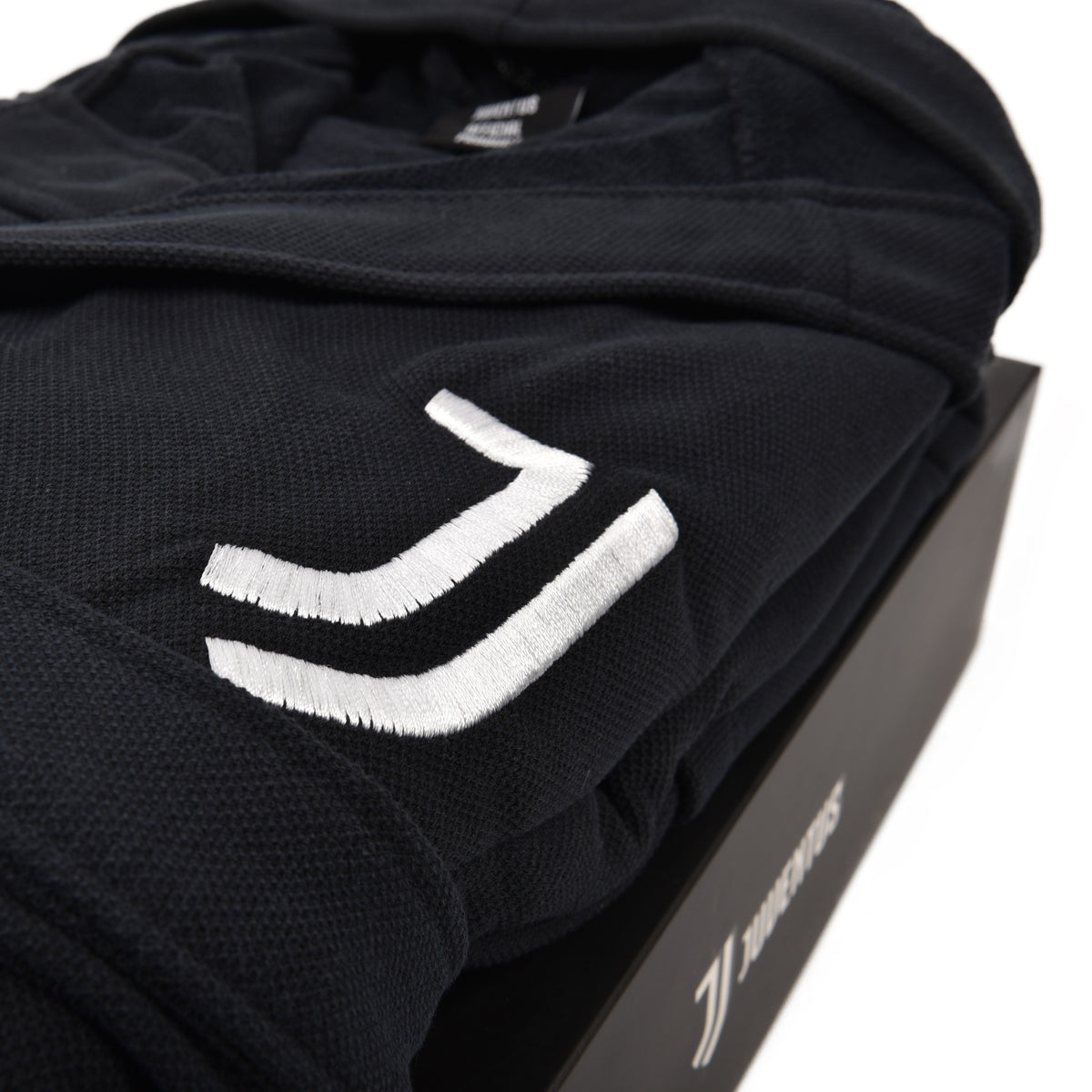 Accappatoio Premium JUVENTUS Ufficiale in microspugna con Cappuccio e Cintura
