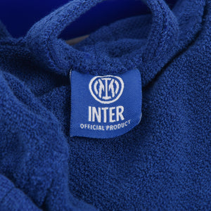 Accappatoio Premium INTER Ufficiale in microspugna con Cappuccio e Cintura