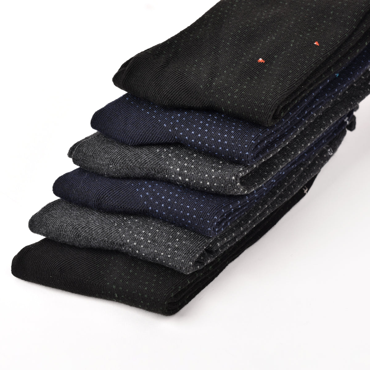 Calze uomo corte Meritex caldo cotone a fantasia 1713 6 paia