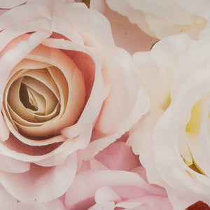 Copripiumino letto matrimoniale Biancaluna set copripiumino + due federe rose Antiga