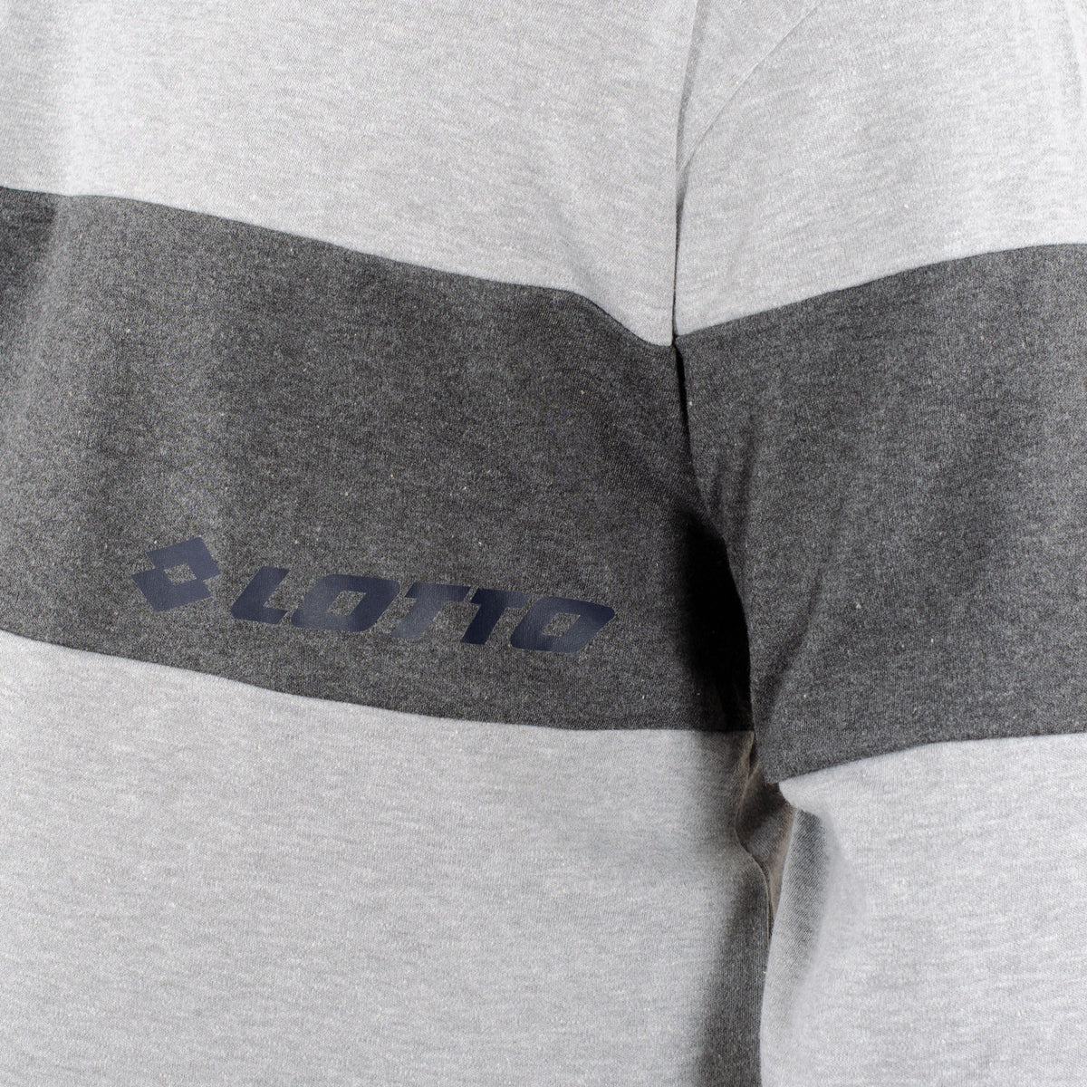 Pigiama uomo Lotto LP4066 in caldo cotone con polsini grigio