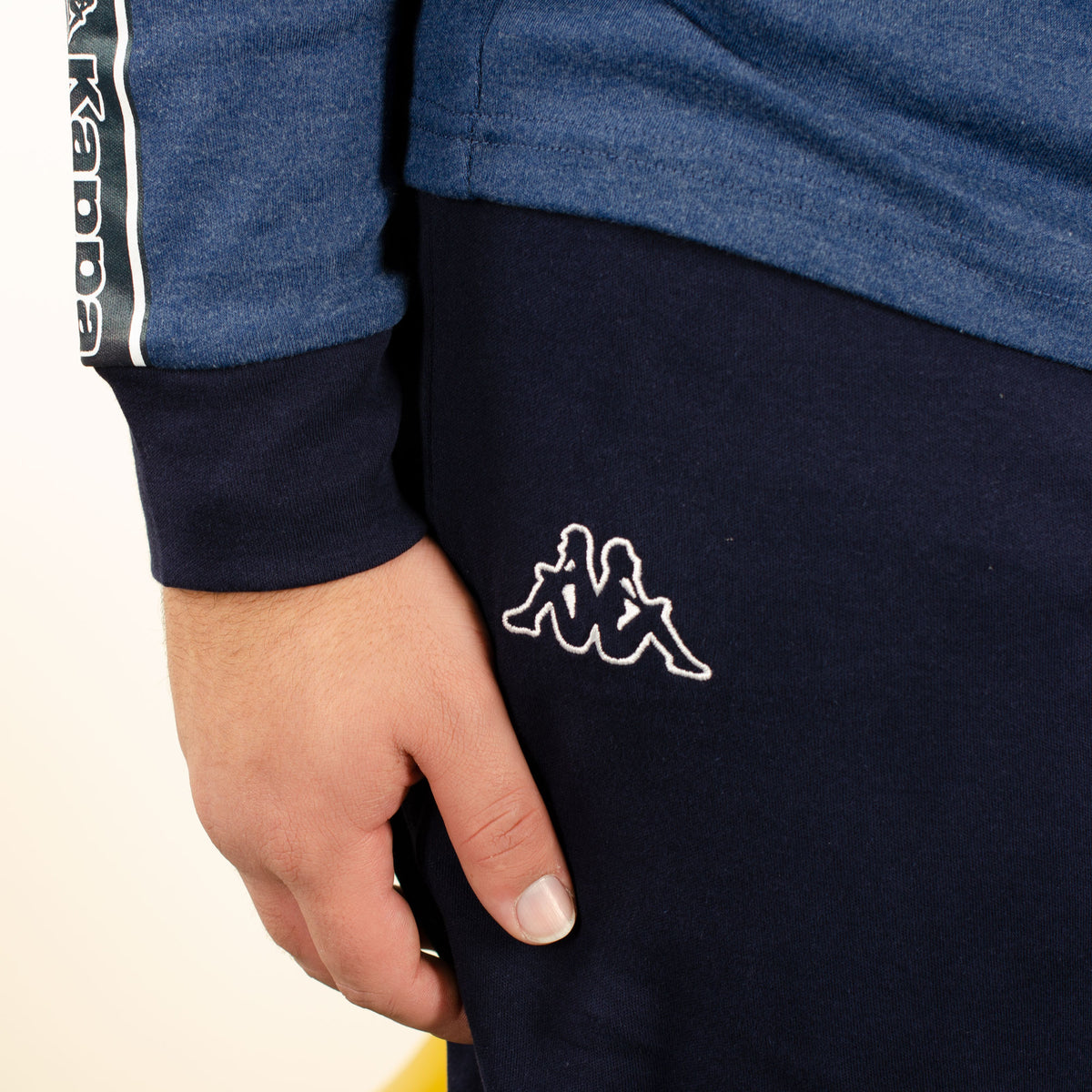 Pigiama uomo Kappa 21271 caldo cotone sportivo con polsini jeans
