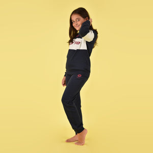 Pigiama bambina ragazza Lotto LP2061 caldo cotone blu