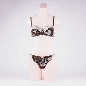 Coordinato Jadea 4246 reggiseno balconcino + brasiliano nero