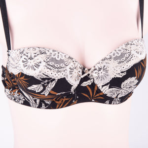 Coordinato Jadea 4246 reggiseno balconcino + brasiliano nero