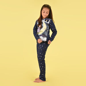 Pigiama bambina invernale Santoro Gorjuss 56625 caldo cotone