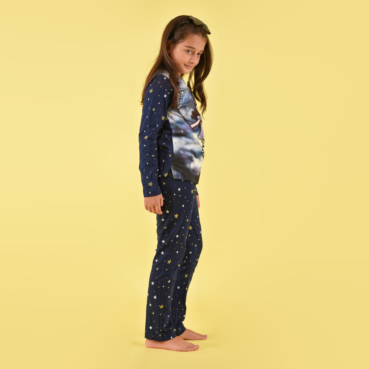 Pigiama bambina invernale Santoro Gorjuss 56625 caldo cotone
