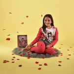 Pigiama bambina invernale Santoro Gorjuss 56619 caldo cotone pois