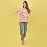 Pigiama donna Ambro caldo cotone D6000.22 rosa