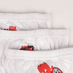 Slip AC Milan Prodotto Ufficiale bimbo MI13504 in 100% cotone 3pz