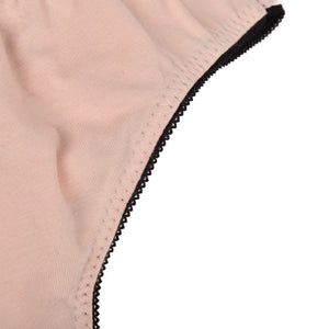 Brasiliane Jadea 6325 pesco + seta a pois in cotone elasticizzato 2 pz