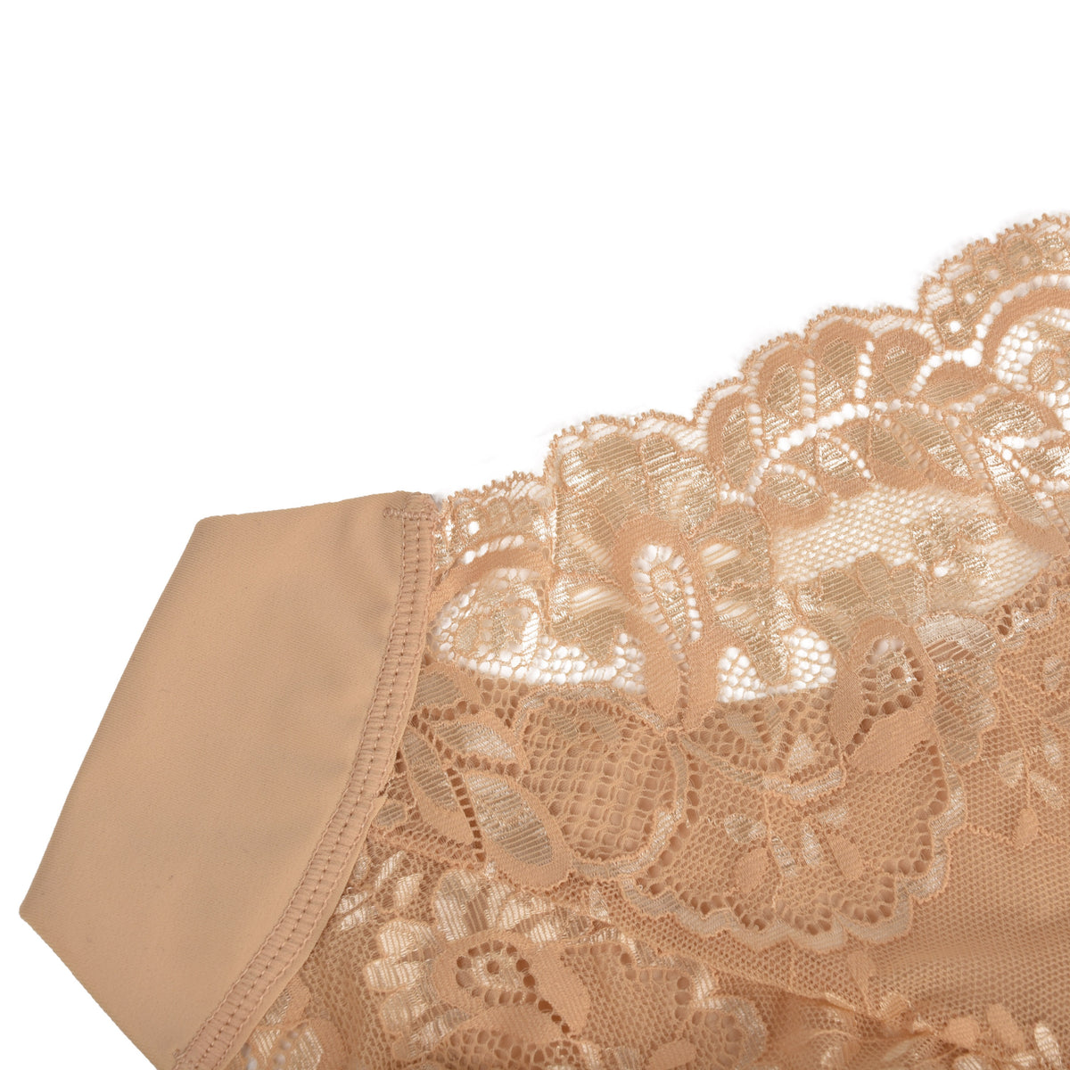 Slip culotte contentiva Frames S853 microfibra e pizzo