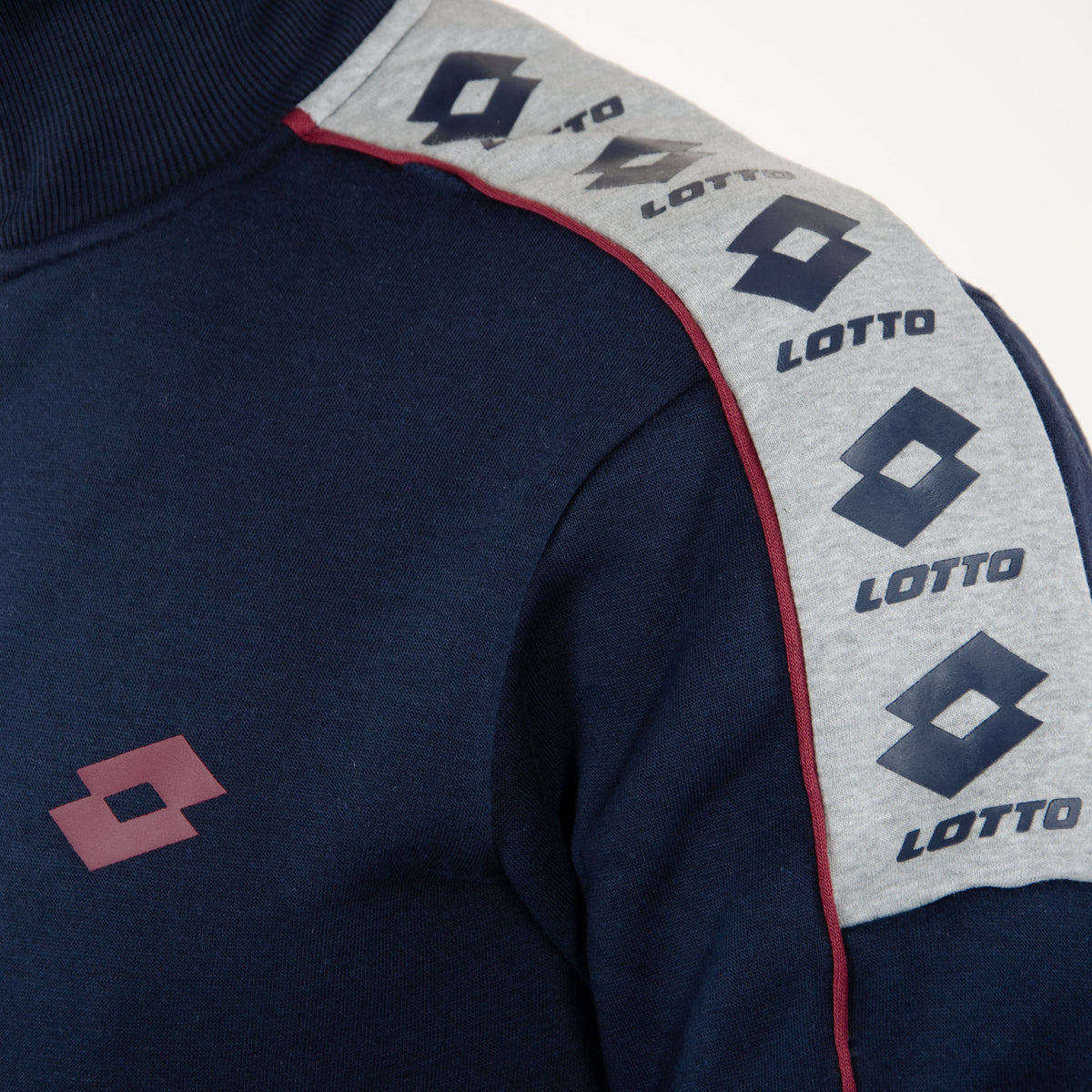 Tuta uomo Lotto LA4006 aperto invernale felpato blu