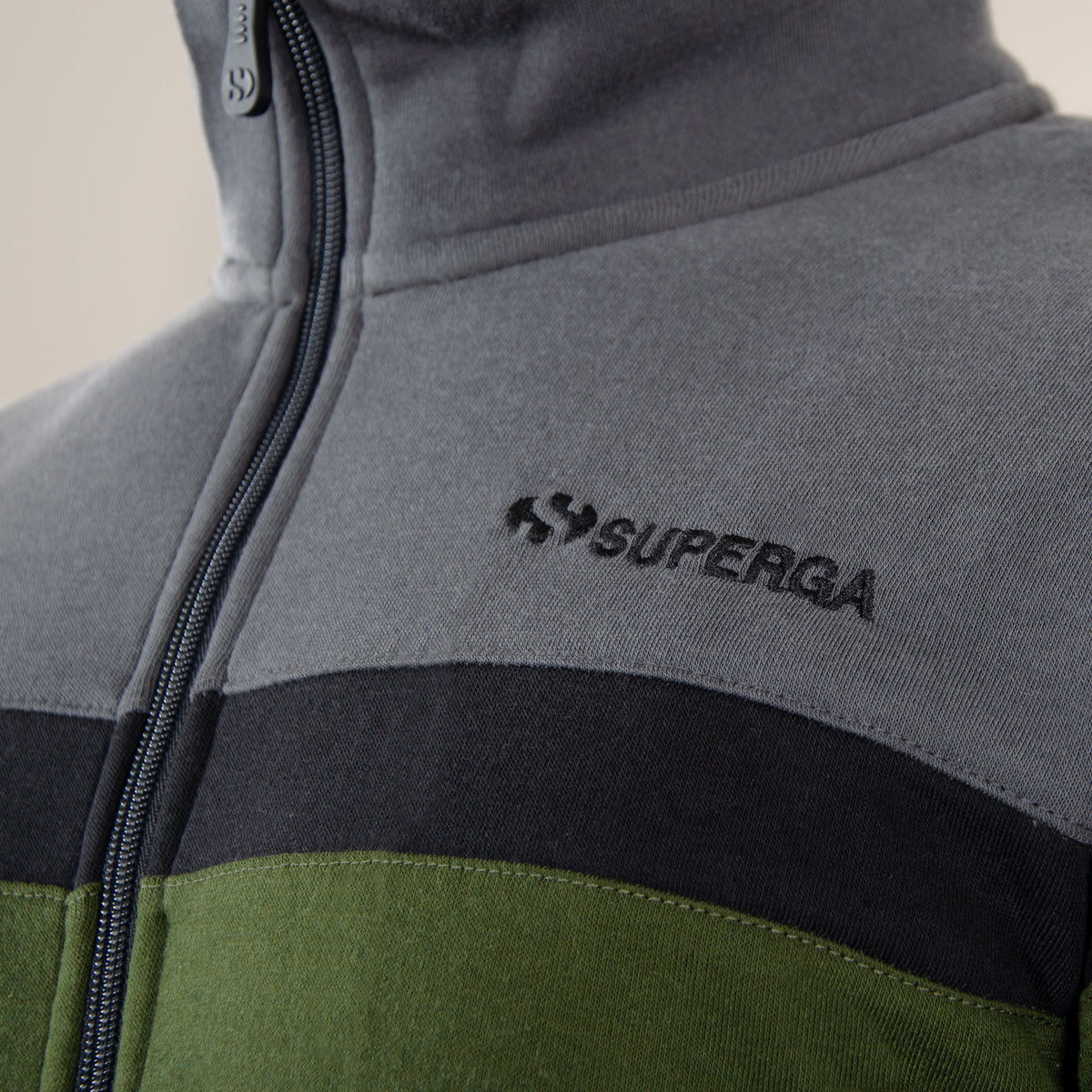 Tuta uomo Superga 21558 aperta invernale felpato piombo