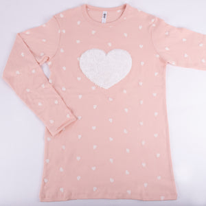 Pigiama donna Love and Bra 37799 caldo cotone cuore
