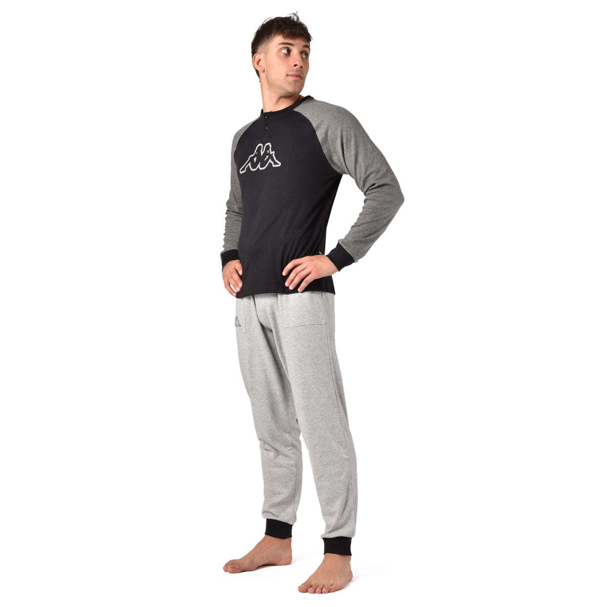 Pigiama uomo Kappa caldo cotone sportivo KMW 23910 -A