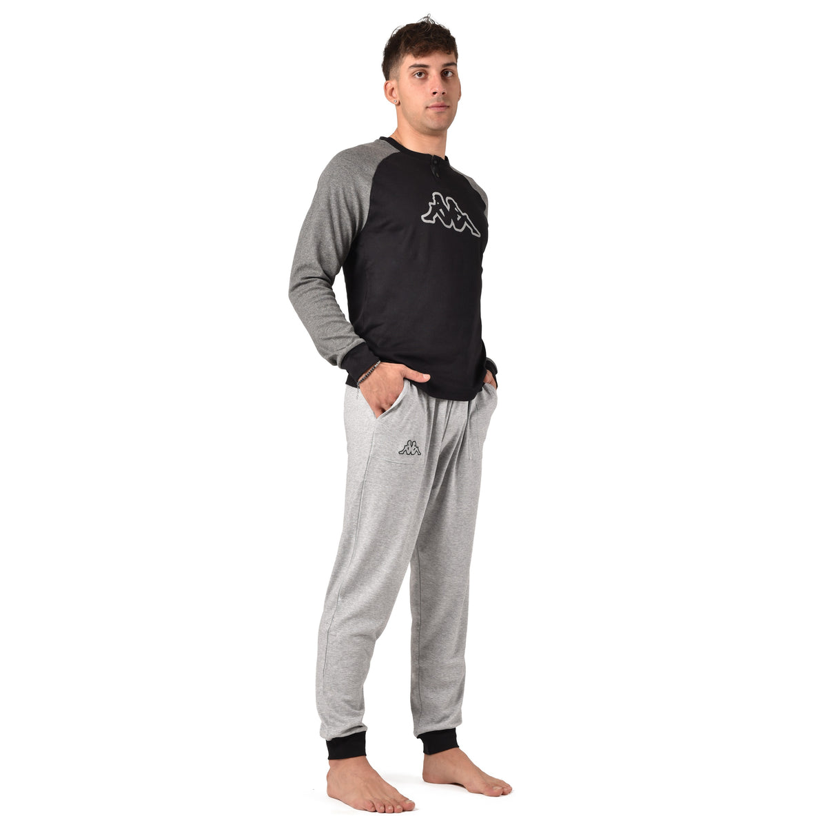 Pigiama uomo Kappa caldo cotone sportivo KMW 23910 -A