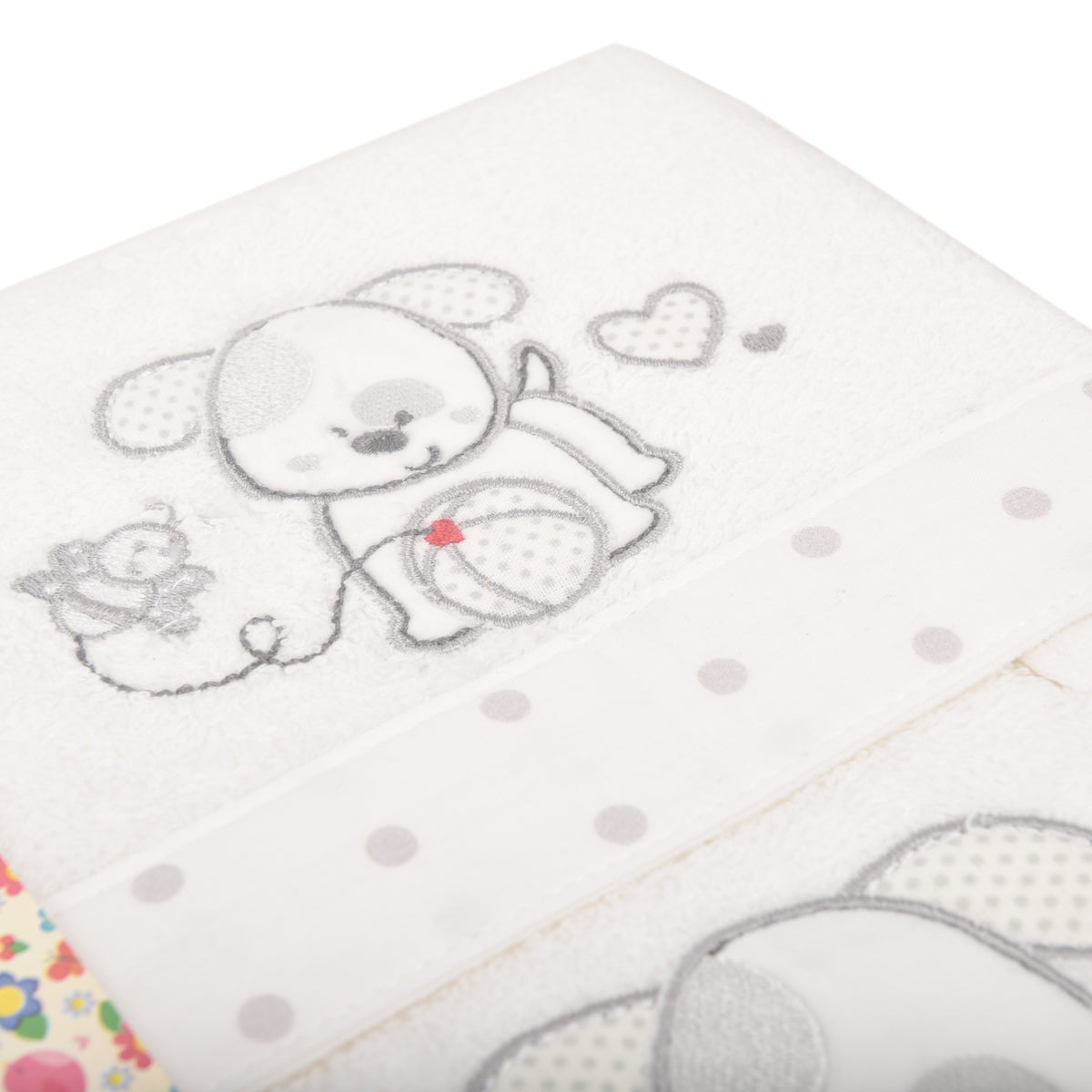 Asciugamani coppia viso + ospite bimbo cotone Vingi Polly
