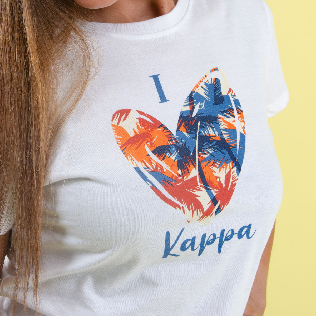 Pigiama Kappa donna estivo cotone KWS 22963 bianco