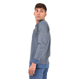 Pigiama uomo caldo cotone interlock Karel SE5440