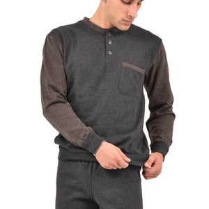 Pigiama uomo punto milano caldissimo Karel SE5417