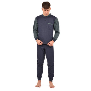 Pigiama uomo punto milano caldissimo Karel SE5417